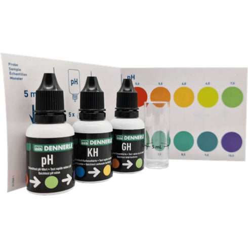 Test pentru apa Dennerle AquaTest GH*KH*pH